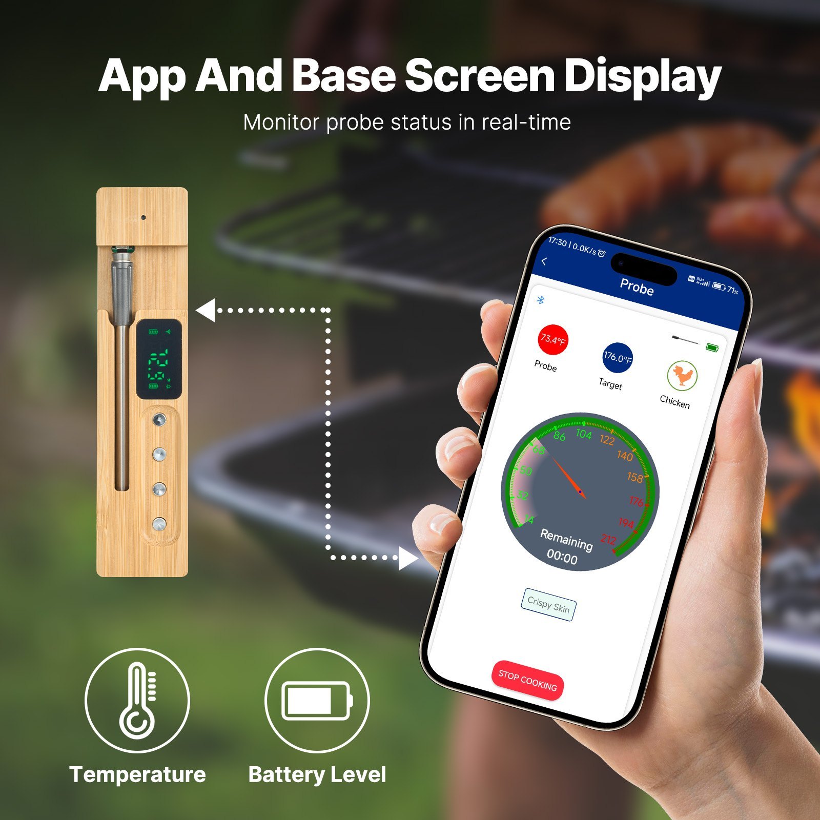 VEVOR Smart Meat Thermometer - Image 3