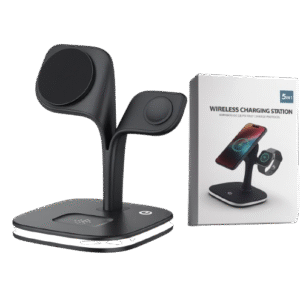 5-in-1 Wireless Charging Station-Fast Charging-FCC & CE Certified